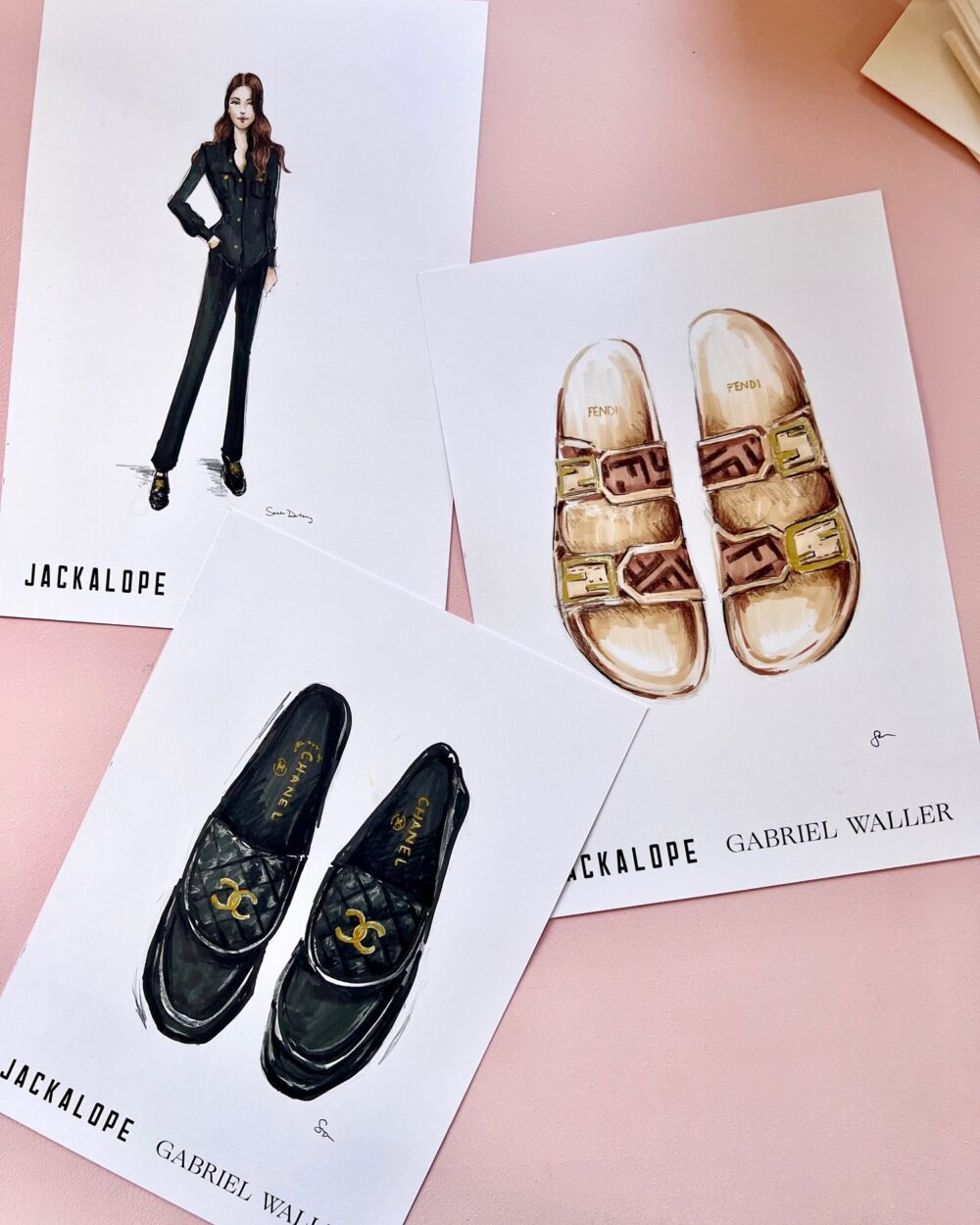 Live illustration fashion sketches fashion product sketches